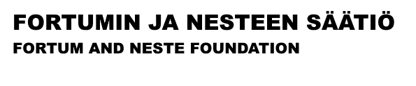 Fortum and Neste Foundation logo. Hyperlink goes to the foundations home page